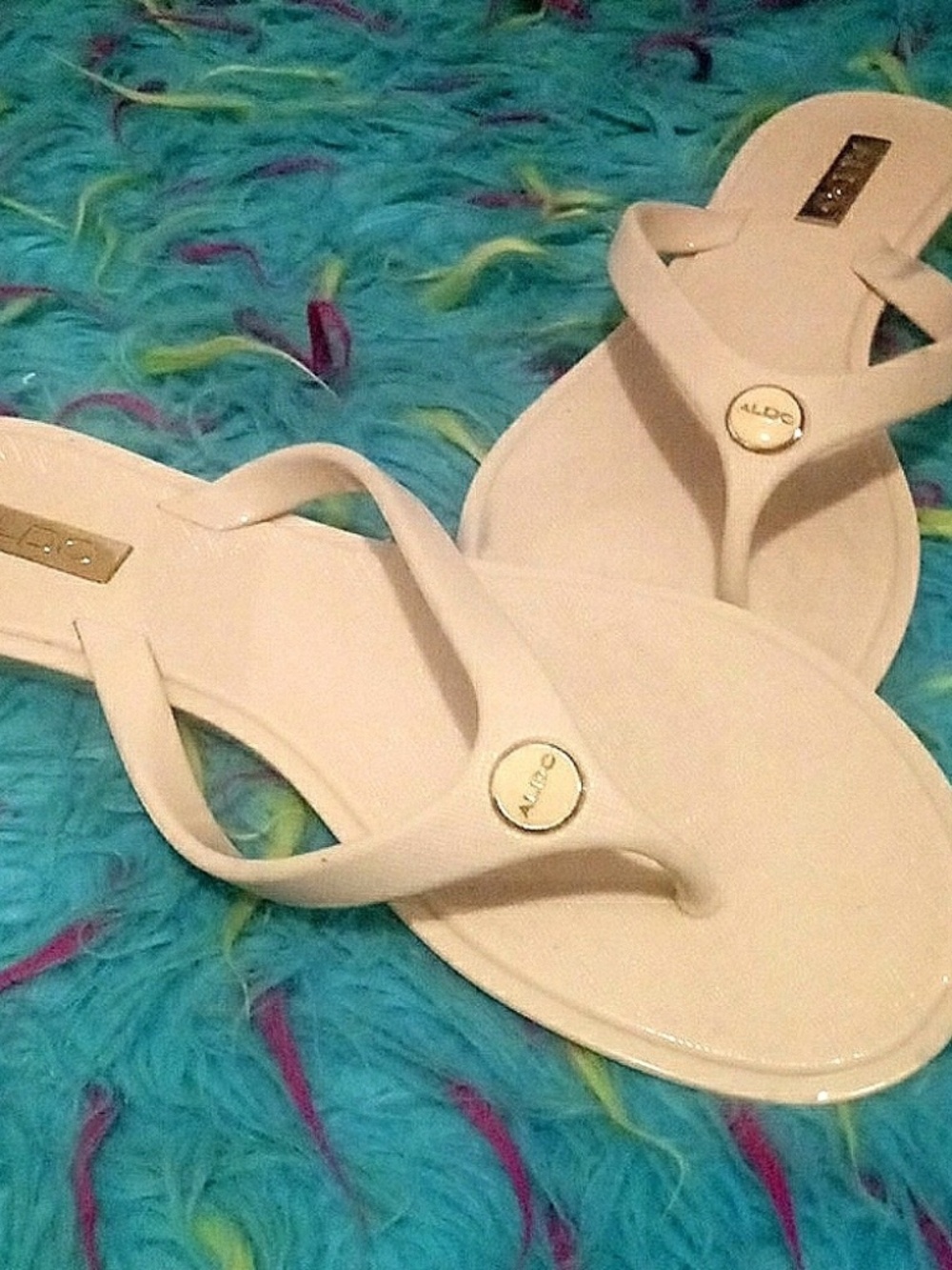 Aldo Size 6.5 Sandals Flip Flop Shoes lot6526